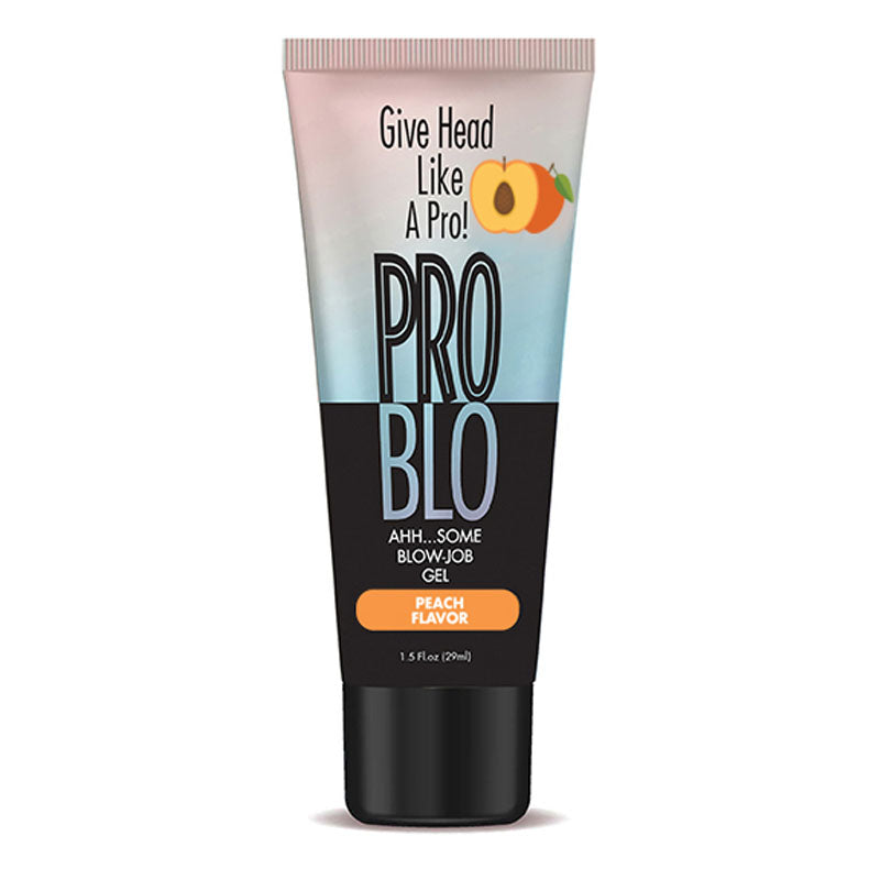 ProBlo Oral Pleasure Gel - Peach Flavoured Blowjob Gel - 29 ml Tube Little Genie